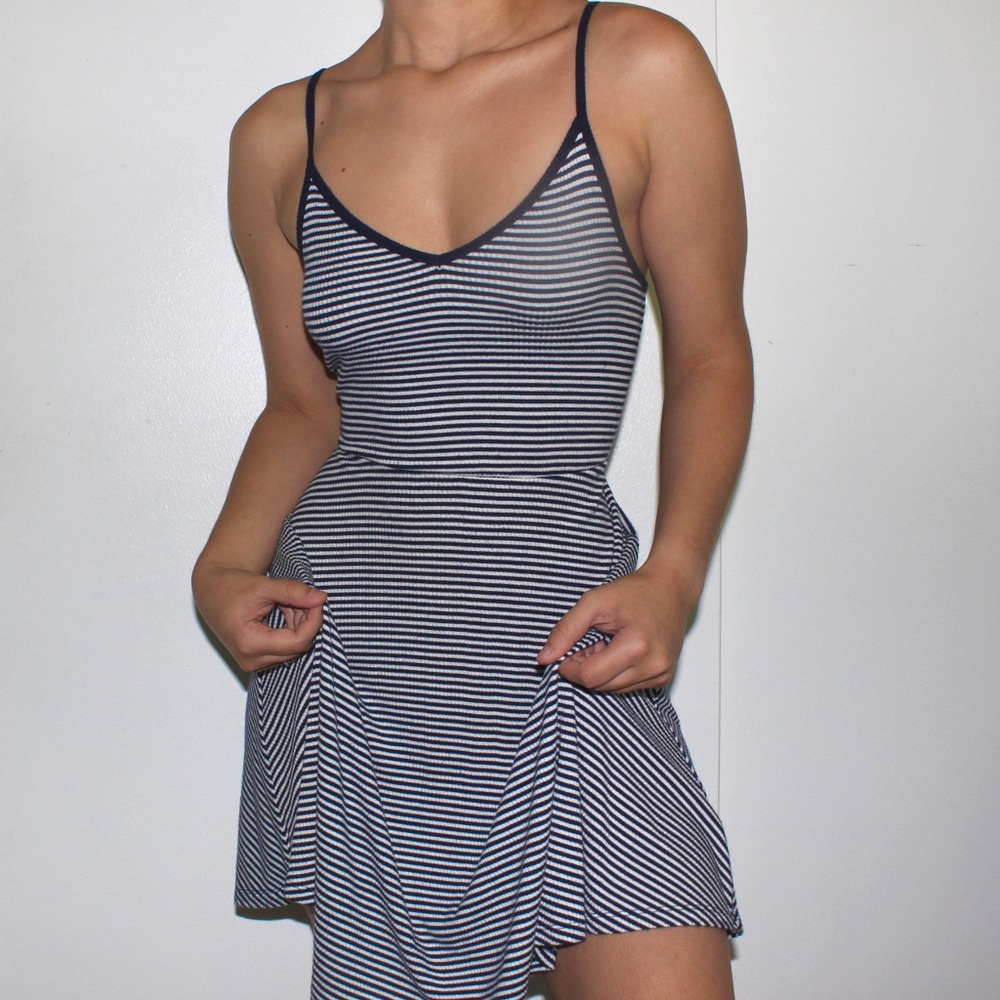 Mossimo Blue and White Stripped Dress